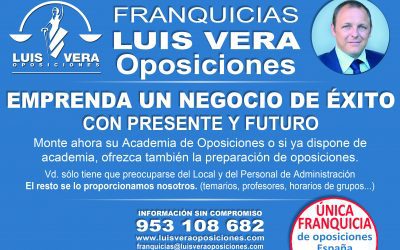 Luis Vera Oposiciones ofrece un negocio de éxito con la puesta en marcha de sus franquicias