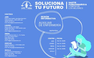 Inicio 12 OPOSICIONES AUXILIAR DE ENFERMERÍA DIPUTACIÓN – Sesiones informativas en Septiembre