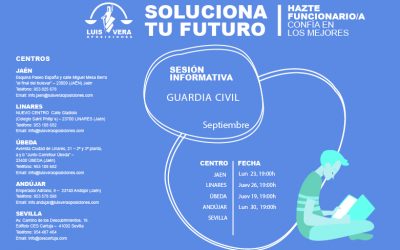 Inicio 11 OPOSICIÓN GUARDIA CIVIL – Sesiones informativas en Septiembre