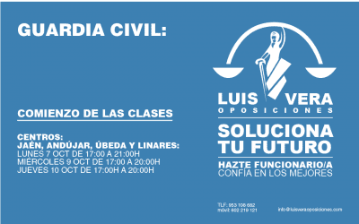 Inicio 10 COMENZAMOS GRUPO GUARDIA CIVIL.- LUNES 7 DE OCTUBRE PRIMERA CLASE