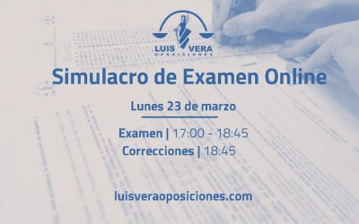 SIMULACRO DE EXAMEN EN DIRECTO Y ONLINE