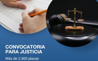 Publicada Convocatoria de proceso selectivo extraordinario para Justicia 2022.  Tercera convocatoria del año.