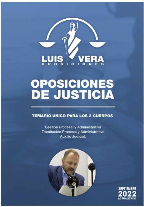 temario oposiciones de justicia
