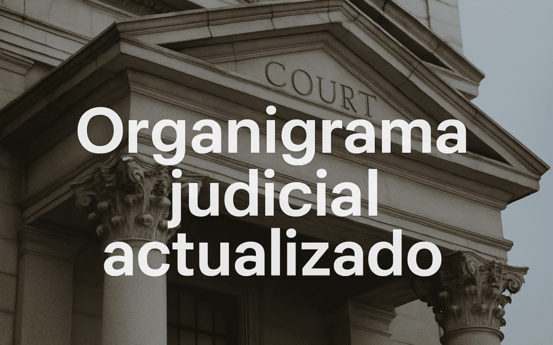 organigrama judicial actualizado
