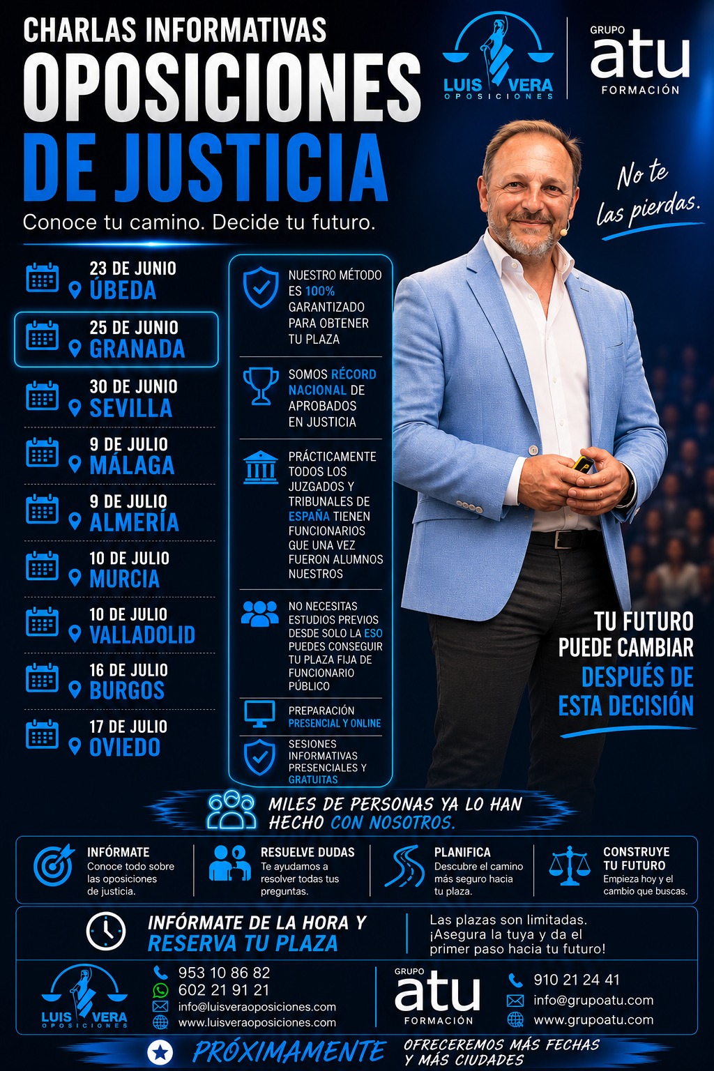 charlas oposiciones de justicia